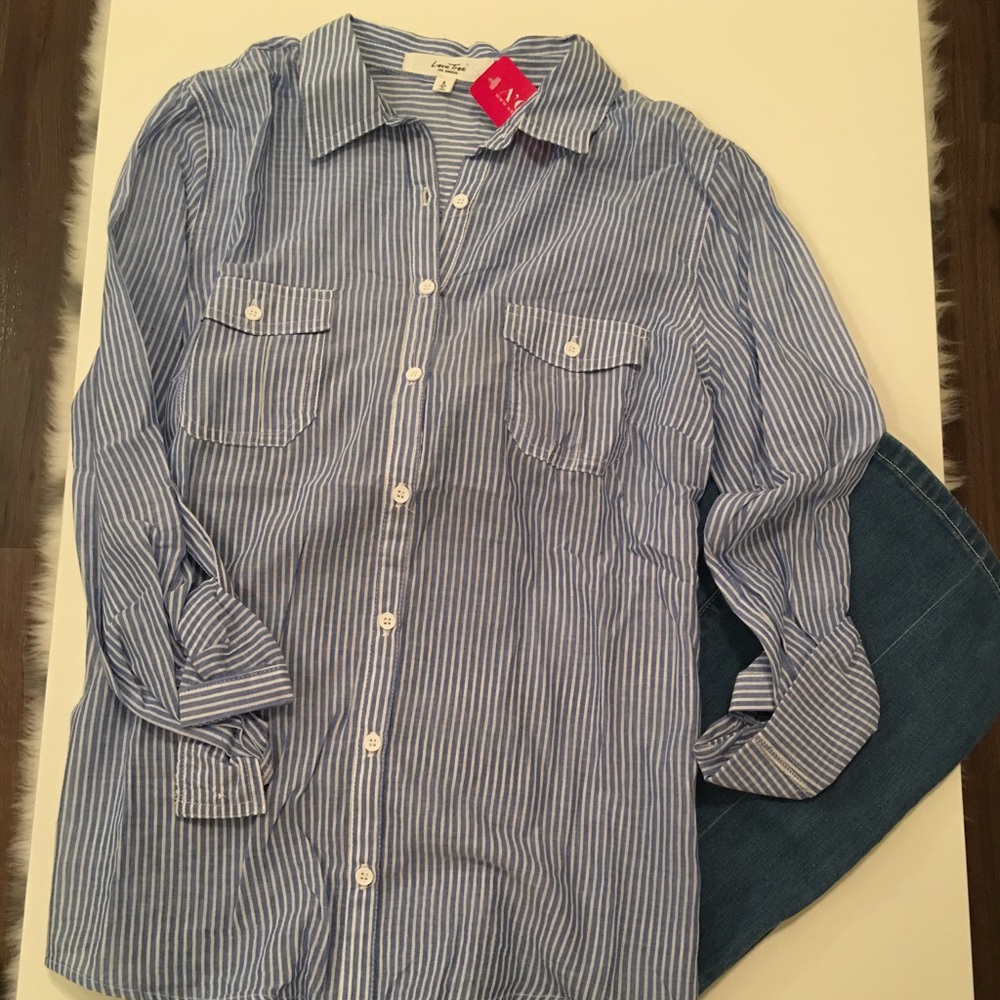 Classic French Button Down Shirt-French Blue